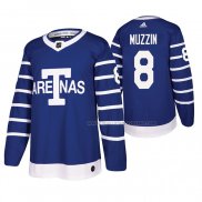 Maillot Hockey Toronto Maple Leafs Jake Muzzin Throwback Authentique Bleu