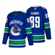 Maillot Hockey Vancouver Canucks Sam Gagner Authentique Domicile 2018 Bleu