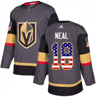 Maillot Hockey Vegas Golden Knights James Neal Domicile Authentiqueusa Flag Gris