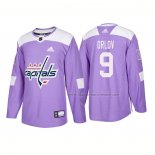 Maillot Hockey Washington Capitals Dmitry Orlov Authentique 2018 Fights Cancer Volet