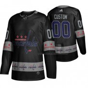 Maillot Hockey Washington Capitals Personnalise Breakaway Noir