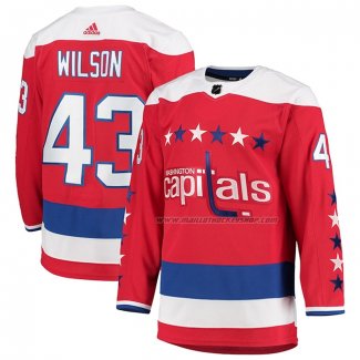 Maillot Hockey Washington Capitals Tom Wilson Alterner Authentique Rouge