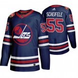 Maillot Hockey Winnipeg Jets Mark Scheifele Heritage Classic 2019-20 Bleu