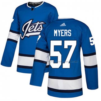 Maillot Hockey Winnipeg Jets Tyler Myers Alterner Authentique Bleu