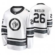 Maillot Hockey 2019 All Star Winnipeg Jets Blake Wheeler Blanc