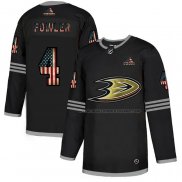 Maillot Hockey Anaheim Ducks Cam Fowler 2020 USA Flag Noir