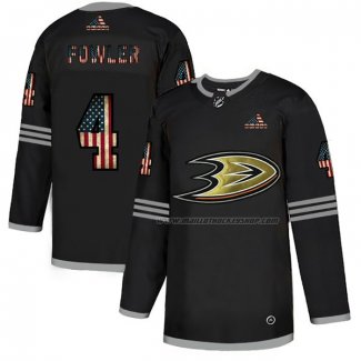 Maillot Hockey Anaheim Ducks Cam Fowler 2020 USA Flag Noir