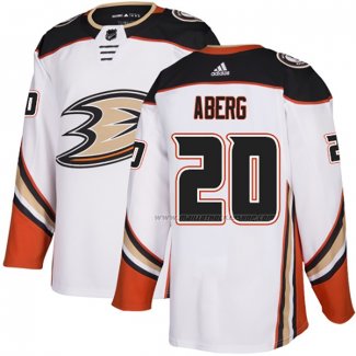 Maillot Hockey Anaheim Ducks Pontus Aberg Road Authentique Blanc