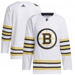 Maillot Hockey Boston Bruins 100th Anniversaire Primegreen Authentique Blanc