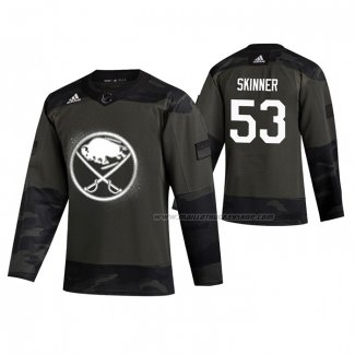 Maillot Hockey Buffalo Sabres Jeff Skinner 2019 Veterans Day Camouflage