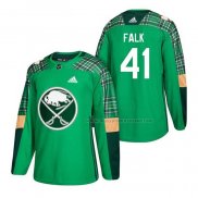 Maillot Hockey Buffalo Sabres Justin Falk 2018 Dia de San Patricio Vert