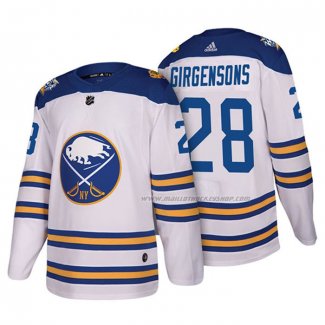 Maillot Hockey Buffalo Sabres Zemgus Girgensons Authentique 2018 Winter Classic Blanc