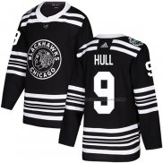 Maillot Hockey Chicago Blackhawks Bobby Hull Authentique 2019 Winter Classic Noir