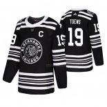 Maillot Hockey Chicago Blackhawks Jonathan Toews 2019 Winter Classic Noir