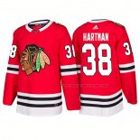 Maillot Hockey Chicago Blackhawks Ryan Hartman Domicile 2018 Rouge