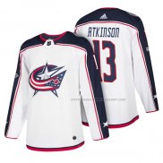 Maillot Hockey Columbus Blue Jackets Cam Atkinson 2018 Blanc