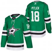 Maillot Hockey Dallas Stars Tyler Pitlick Authentique Domicile 2018 Vert