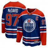 Maillot Hockey Edmonton Oilers Connor Mcdavid Domicile Breakaway Bleu