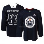 Maillot Hockey Edmonton Oilers Ryan Nugent Hopkins New Season Practice Bleu