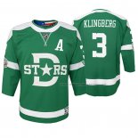 Maillot Hockey Enfant Dallas Stars John Klingberg Replica Joueur 2020 Winter Classic Vert