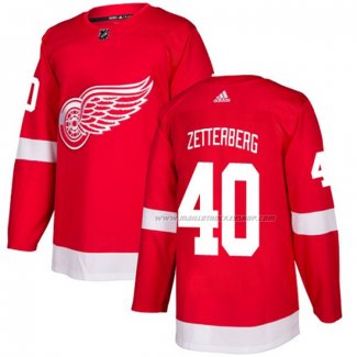 Maillot Hockey Enfant Detroit Red Wings Henrik Zetterberg Domicile Authentique Rouge