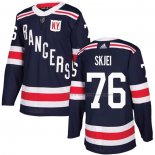 Maillot Hockey Enfant New York Rangers Brady Skjei Authentique 2018 Winter Classic Bleu