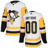 Maillot Hockey Enfant Pittsburgh Penguins Personnalise Exterieur Blanc