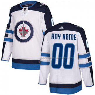 Maillot Hockey Enfant Winnipeg Jets Personnalise Exterieur Blanc