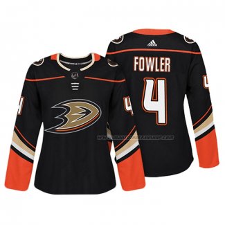 Maillot Hockey Femme Anaheim Ducks Cam Fowler Authentique Joueur Noir