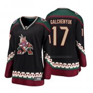 Maillot Hockey Femme Arizona Coyotes Alex Galchenyuk Heritage Alterner Breakaway Noir