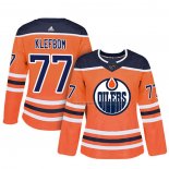 Maillot Hockey Femme Edmonton Oilers Oscar Klefbom Authentique Joueur Orange