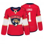 Maillot Hockey Femme Florida Panthers Roberto Luongo Authentique Joueur Rouge