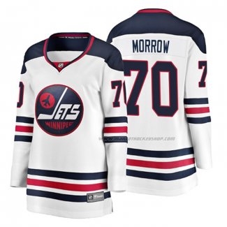 Maillot Hockey Femme Winnipeg Jets Joe Morrow Heritage Breakaway Blanc