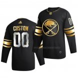 Maillot Hockey Golden Edition Buffalo Sabres Personnalise Limited Authentique 2020-21 Noir