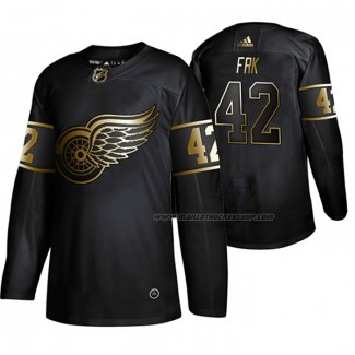 Maillot Hockey Golden Edition Detroit Red Wings Martin Frk Authentique Noir