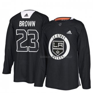 Maillot Hockey Los Angeles Kings Dustin Brown New Season Practice Noir