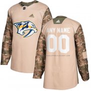 Maillot Hockey Nashville Predators Personnalise Authentique 2017 Veterans Day Camouflage