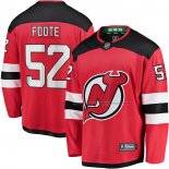 Maillot Hockey New Jersey Devils Cal Foote Domicile Breakaway Rouge