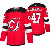 Maillot Hockey New Jersey Devils John Quenneville Domicile Authentique Rouge