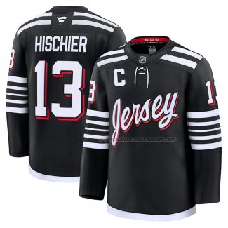 Maillot Hockey New Jersey Devils Nico Hischier Alterner Noir