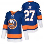 Maillot Hockey New York Islanders Anders Lee Authentique Domicile 2018 Bleu