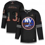 Maillot Hockey New York Islanders Mathew Barzal 2020 USA Flag Noir