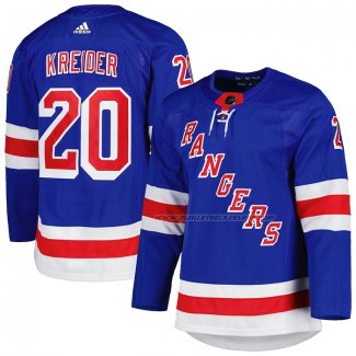 Maillot Hockey New York Rangers Chris Kreider Domicile Authentique Bleu