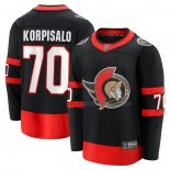 Maillot Hockey Ottawa Senators Joonas Korpisalo Domicile Breakaway Noir