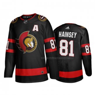 Maillot Hockey Ottawa Senators Ron Hainsey Domicile 2020-21 Noir