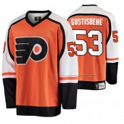 Maillot Hockey Philadelphia Flyers Shayne Gostisbehere Premier Breakaway Retired Orange