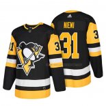 Maillot Hockey Pittsburgh Penguins Antti Niemi Authentique Domicile 2018 Noir