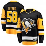 Maillot Hockey Pittsburgh Penguins Kris Letang Domicile Breakaway Noir