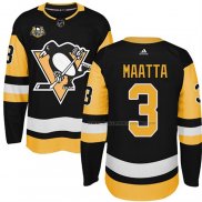 Maillot Hockey Pittsburgh Penguins Olli Maatta 50 Anniversary Domicile Premier Noir