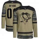 Maillot Hockey Pittsburgh Penguins Personnalise Military Appreciation Team Authentique Practice Camouflage